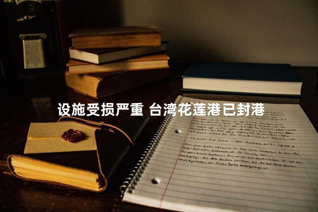 设施受损严重 台湾花莲港已封港